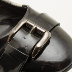 مملوكة مسبقًا Burberry Nova Check Ballerina Flats with Buckles Size 40