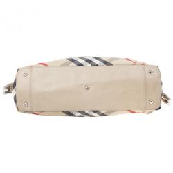 مملوكة مسبقًا Burberry Nova Check Canvas Diaper Bag