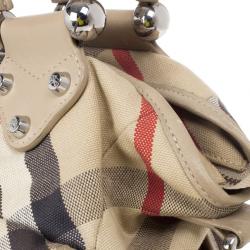 مملوكة مسبقًا Burberry Nova Check Canvas Diaper Bag