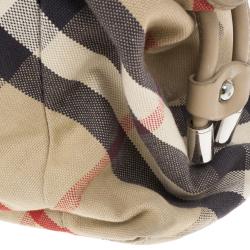 مملوكة مسبقًا Burberry Nova Check Canvas Diaper Bag