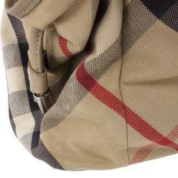 مملوكة مسبقًا Burberry Nova Check Canvas Diaper Bag