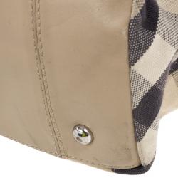 مملوكة مسبقًا Burberry Nova Check Canvas Diaper Bag