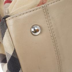 مملوكة مسبقًا Burberry Nova Check Canvas Diaper Bag