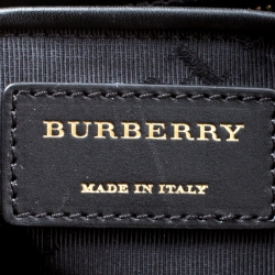 Burberry Black Nylon and Leather Rucksack Backpack