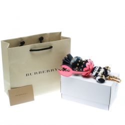 Pre Owned Burberry Navy Blue Hugo Lobster Key Ring / Bag Charm