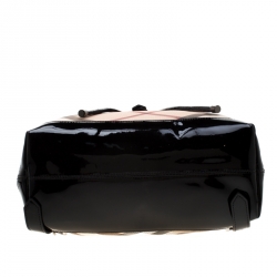 Burberry Black/Beige Nova Check PVC and Patent Leather Backpack