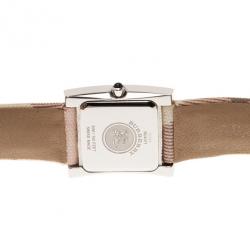 Pre Owned Burberry White Stainless Steel BU4311 Women's Wristwatch 24MM