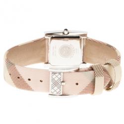Pre Owned Burberry White Stainless Steel BU4311 Women's Wristwatch 24MM