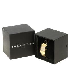 Pre Owned Burberry Gold Plated Steel BU1574 Women's Wristwatch 25 mm