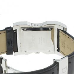 Pre Owned Dior Black Stainless Steel Chris 47 Women's Wristwatch 30MM