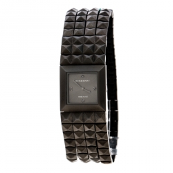 Burberry Black Gauntlet Pyramid Flex Bracelet Women's Wristwatch 20MM