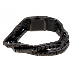 Burberry Black Gauntlet Pyramid Flex Bracelet Women's Wristwatch 20MM