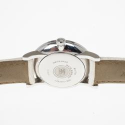 مملوكة مسبقًا Burberry White Stainless Steel BU1733 Women's Wristwatch 30MM
