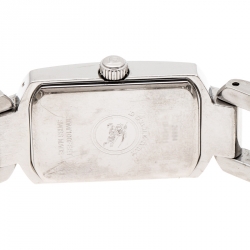 مملوكة مسبقًا Burberry Silver Stainless Steel Heritage BU4211 Women's Wristwatch 18 mm