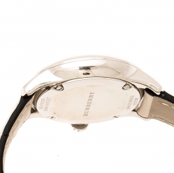 Burberry Grey Check-Stamped Stainless Steel Classic BU10105 Women's Wristwatch 32 mm