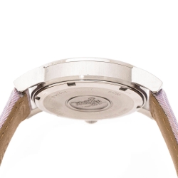 Pre Owned Burberry Lilac Stainless Steel BU7110 Women's Wristwatch 32 mm