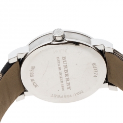 Burberry Grey Stainless Steel Heritage BU1774 Unisex Wristwatch 38 mm