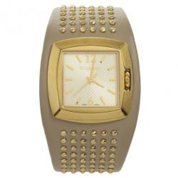 Pre Owned Burberry White Signature Womens Wristwatch 32 MM