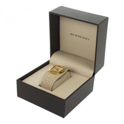 Pre Owned Burberry White Signature Womens Wristwatch 32 MM
