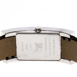Pre Owned Burberry White Stainless Steel 14000G Women's Wristwatch 24 mm