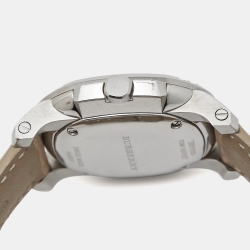 Pre Owned Burberry Champagne Stainless Steel Leather The Britain BBY1500 Women's Wristwatch 38 mm