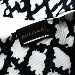 Bvlgari Multicolor Abstract Popcorn Patterned Silk Tie Me up Scarf