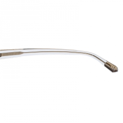 Pre Owned Bvlgari Grey and Gold Patterned Mirror 8203 Serpenteyes Geometric Sunglasses