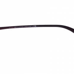 Pre Owned Bvlgari Matte Purple/ Plum Patterned Mirror 6103 Serpenteyes Geometric Sunglasses