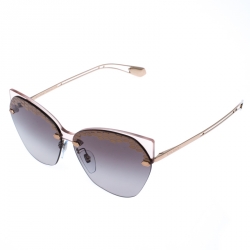Bvlgari Bronze/Grey Gradient Serpenteyes Sunglasses