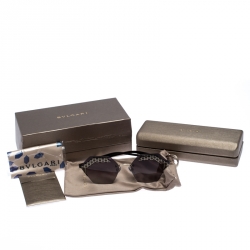 Bvlgari Black/Grey Gradient 6103 Serpenteyes Geometric Sunglasses