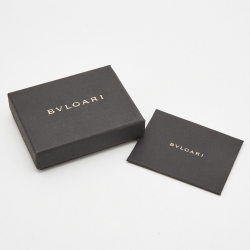 Bvlgari Bvlgari Interlocking Circles Sterling Silver Adjustable Cord Bracelet