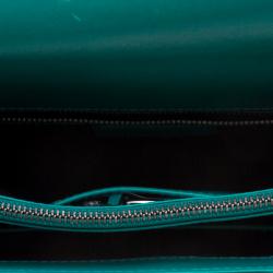 Bvlgari Sea Green Leather Medium Serpenti Forever Shoulder Bag