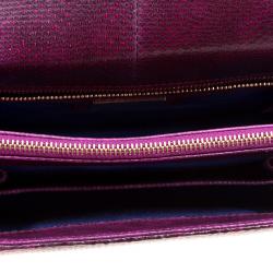 Bvlgari Magenta Python Medium Serpenti Forever Shoulder Bag
