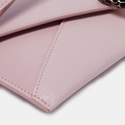 Bvlgari Two Tone Pink Leather Serpenti Forever Envelope Pouch