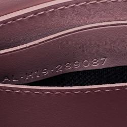 Bvlgari Two Tone Pink Leather Serpenti Forever Envelope Pouch
