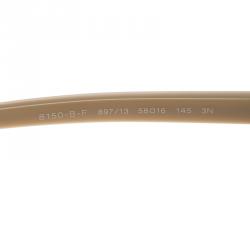 Bvlgari Metallic Brown/Beige 8150-B Square Sunglasses