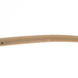 Bvlgari Metallic Brown/Beige 8150-B Square Sunglasses