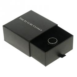 Pre Owned Bvlgari Save The Chidren Silver Band Ring Size 57