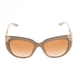 Bvlgari Beige 8162-B Giardini Cateye Sunglasses