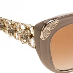 Bvlgari Beige 8162-B Giardini Cateye Sunglasses