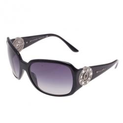Bvlgari Black 8008B Crystal Temple Sunglasses