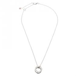 Bvlgari Save the Children Black Ceramic Silver Pendant Necklace