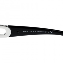 Bvlgari Silver/Purple Gradient 6049B Embellished Square Oversize Sunglasses