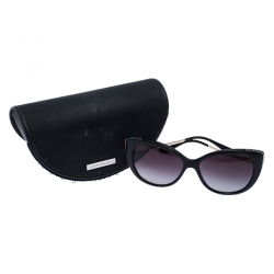 Bvlgari Serpenti Black/Grey Gradient 8178 Cateye Sunglasses 