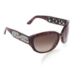 Pre Owned Bvlgari Tortoise Frame 8038B Limited Edition Woman Sunglasses