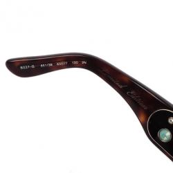 Pre Owned Bvlgari Tortoise Frame 8038B Limited Edition Woman Sunglasses