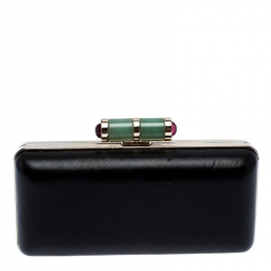 Bvlgari Black Leather Lipstick Case
