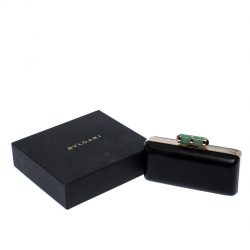 Bvlgari Black Leather Lipstick Case