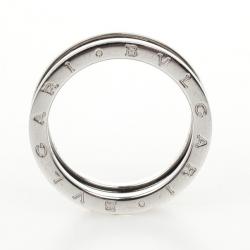 Pre Owned Bvlgari Charity Sterling Silver Ring Size 67