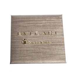 Pre Owned Bvlgari B.Zero1 Save The Children Black Ceramic & Sterling Silver Necklace